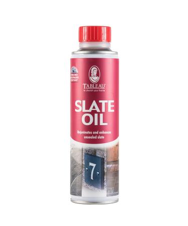 Tableau Slate Oil Rejuvenating Oil for Use on Any Unsealed Slate to Quickly Restore Natural Beauty Clear. 250ml