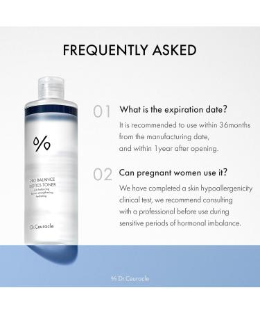 Dr.Ceuracle Pro Balance Biotics Toner - Hydrating 300ml with 6-Probiotics & Theanine for Dry Dull Combination Skin | International Shipping - Buy Online on SooperMarket.com
