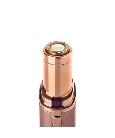 Almost Famous Rose Gold Brow Shaver | Precision Eyebrow Trimmer & Facial Hair Removal Tool for Women - Pink Martini - Buy Online on SooperMarket.com