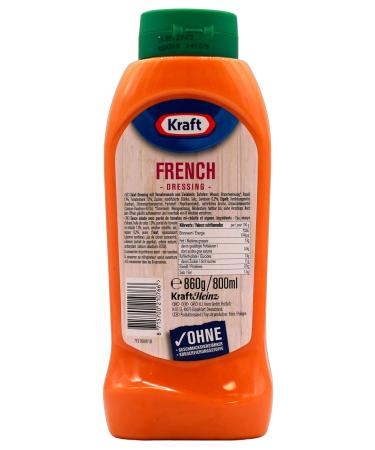 Kraft French Dressing - Pack of 3 (3 x 800ml) | Authentic Flavor for Your Salads | International Shipping Available - Buy Online on SooperMarket.com