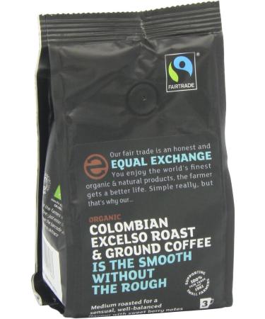 Organic & Fairtrade Colombian Excelso Roast And Ground Coffe- 227g - Buy Online on SooperMarket.com