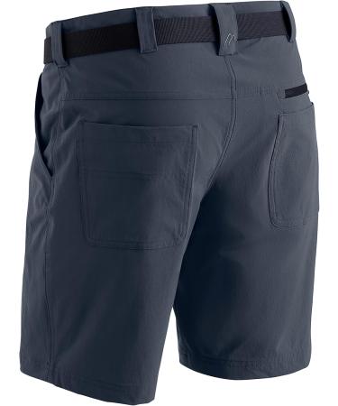 Maier Sports Men's Hiking Trousers Nil Short M - Graphite | Short Outdoor Trousers with Belt & 5 Pockets for Ultimate Storage - Buy Online on SooperMarket.com
