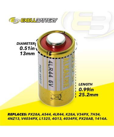 Buy 2x Exell A28PX Alkaline 6V Battery - Replaces PX28A A544 & More | Fast International Shipping - Buy Online on SooperMarket.com