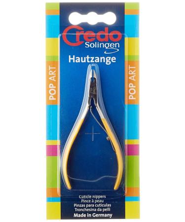 CREDO Skin Nippers 10 cm - Nickel-Plated Yellow | High-Quality Nail Care Tool for International Shipping - Buy Online on SooperMarket.com