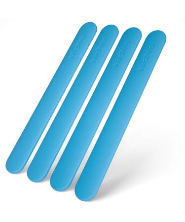 Nicpro 4PCS Silicone Stir Sticks  Reusable Silicone Popsicle Sticks Tools for Mixing Resin  Epoxy  Liquid  Paint  Making Glitter Tumblers