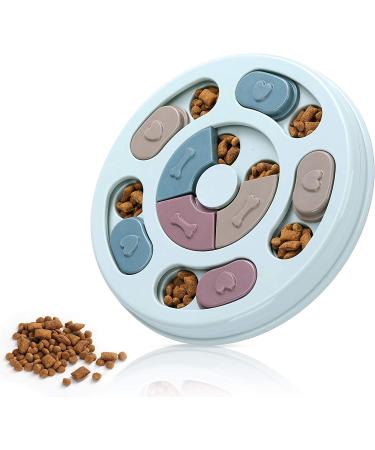 Dog Food Puzzle Feeder Toy for IQ Training & Enrichment - Blue - Buy Online on SooperMarket.com