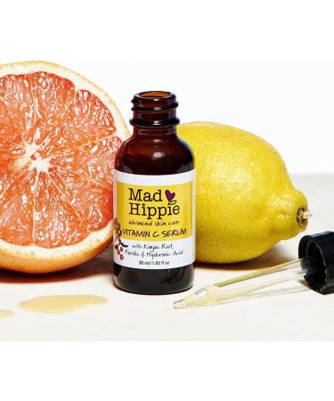 Mad Hippie Vitamin C Serum with Hyaluronic Acid, Vitamin E, and Ferulic Acid - Skin-Brightening Serum for Women/Men - 1.02 Fl Oz - Buy Online on SooperMarket.com