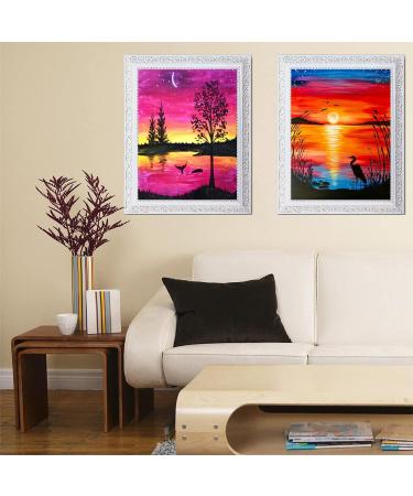 5D Diamond Painting Kits for Adults - Tiny Fun 12 Pack DIY Art Kit with Round Full Drill Diamonds for Home Decoration - 12x16 Inch - Buy Online on SooperMarket.com