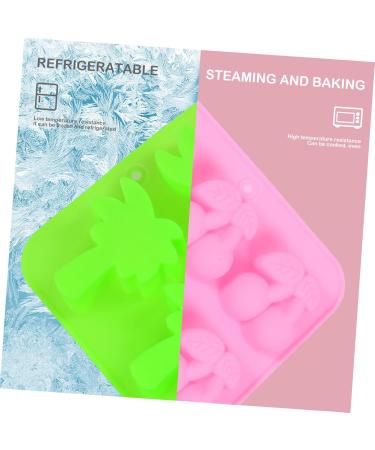 Zerodeko 4pcs Silicone Chocolate Mold Silicone Molds Plant Tray Trays DIY Baking Molds Cactus Baking Supplies - Buy Online on SooperMarket.com