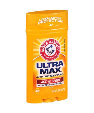 Arm & Hammer UltraMax Men's Antiperspirant Deodorant - Active Sport 2.6 oz - Buy Online on SooperMarket.com