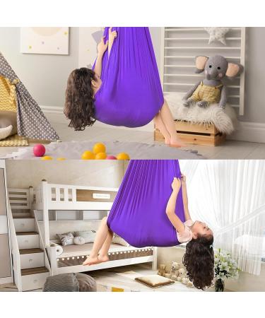 Ssimoo Stretchy Sensory Body SOX - Full-Body Calming Wrap for Autism & Anxiety Relief | Purple 100x280cm - Buy Online on SooperMarket.com