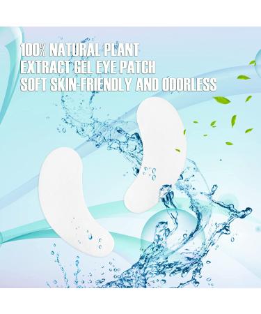 C. ARTIST 100% Natural Under Eye Gel Pads - 110 Pairs | Collagen & Aloe Vera Hydrogel Eye Patches for Eyelash Extensions - Buy Online on SooperMarket.com