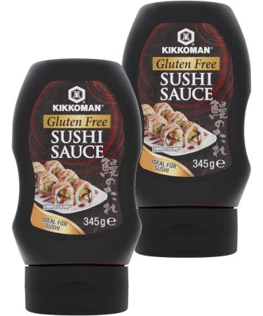 Sushi Sauce Gluten Free Soy Sauce Alternative bundle Containing 2 x 345g Kikkoman Brand Sushi Sauce Squeezy Bottles - Buy Online on SooperMarket.com