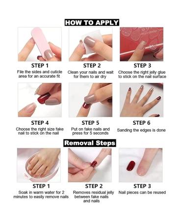 RUNRAYAY 24pcs Orange Press on Nails - Medium French Tips Artificial Nails for Women & Girls | Easy Glue-On Fake Nails - Buy Online on SooperMarket.com