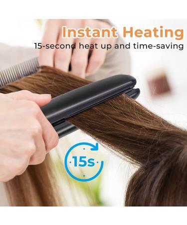 2-in-1 Hair Straightener and Curler - Professional Ceramic Multi-Styler - Dual Voltage - Fast Heating - Purple Black - Buy Online on SooperMarket.com