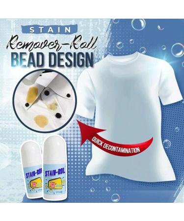 Emergency Stain Remover Roller-ball Cleaner Magic Stain Remover Rolling Bead Clothes Stain Remover-Roll Bead Design Portable No-wash Instant Stain Remover Pen (1pcs) - Buy Online on SooperMarket.com