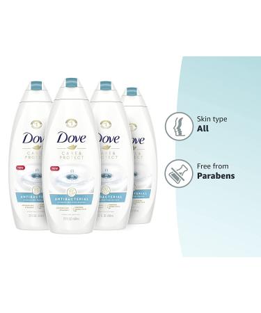 Dove Antibacterial Body Wash 22 oz - Hydrating for All Skin Types - 4 Count - Buy Online on SooperMarket.com