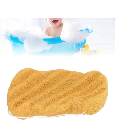 Verdant Touch Face Cleansing Sponge Plant Fiber Facial Sponge Reusable Face Cleansing Exfoliating Puff Washable Bath Puff Yellow - Buy Online on SooperMarket.com