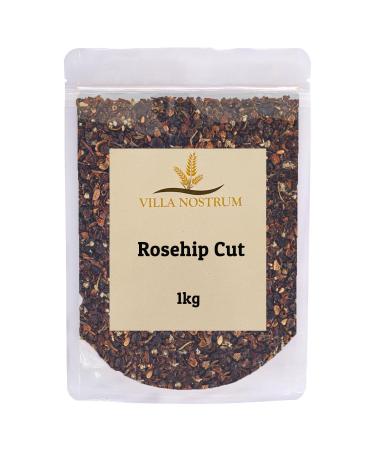 Rosehips (Finely Cut) 1kg || Natural Sun Dried Rosehips Rosa Canina Herbal Tea Premium Quality by Villa Nostrum