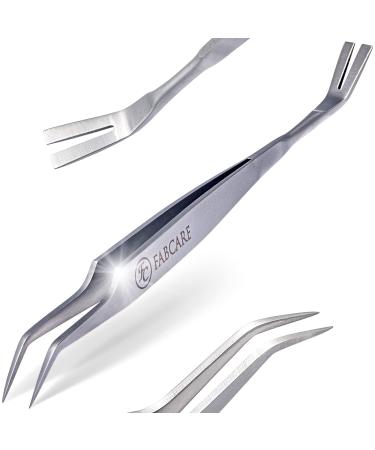 Fabcare 2 in 1 tick pliers - tick tweezers and tick hooks - including the case e -book and identification card - tick pliers for dogs cats and humans - tick remover for ticks of all size