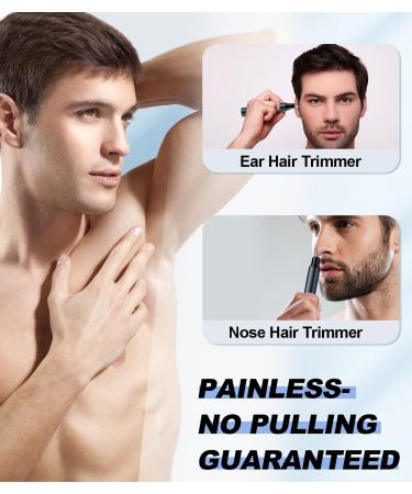 2024 Professional Nose Hair Trimmer for Men & Women - LED Display USB Rechargeable Waterproof Dual Edge Blades - Painless Grooming Tool - Buy Online on SooperMarket.com