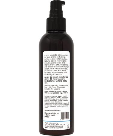 argentum plus - Silver-MSM Psoriasis Lotion Non-Fragranced 200ml | For skin prone to Psoriasis - Buy Online on SooperMarket.com