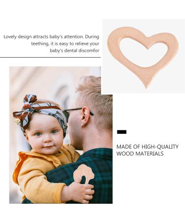 Bestoyard 10pcs Wooden Baby Chew Toys | Kid Teether Toys | Lovely Designs - Buy Online on SooperMarket.com
