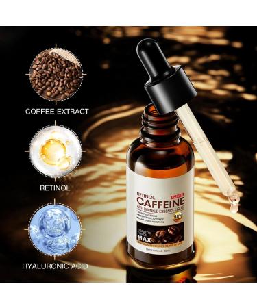 Caffeine Dark Circles Eye Serum Caffeine Serum For Anti Aging Caffeine Face Serum For Reduce Wrinkles Eye Bag Removal Serum Anti Wrinkle Serum Targets Eye Lines & Face Wrinkle 30 ml - Buy Online on SooperMarket.com
