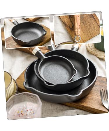 DELURA 1 Set Round Griddle Cookware Egg Frying Pan Mini Egg Pan Mini Pan Steak Frying Pan Pan Breakfast Pan Cooking Utensils Mini Egg Frying Pan Kitchen Supply - Buy Online on SooperMarket.com