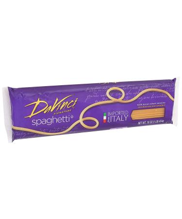 DaVinci Signature Spaghetti - 16 oz Pack (20 Count) | Premium Pasta for Authentic Italian Dishes - Buy Online on SooperMarket.com