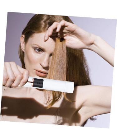 Wireless Curling Iron & Hair Straightener - Portable Curling Wand for Effortless Hair Styling - 21x4x3.5CM White - Buy Online on SooperMarket.com