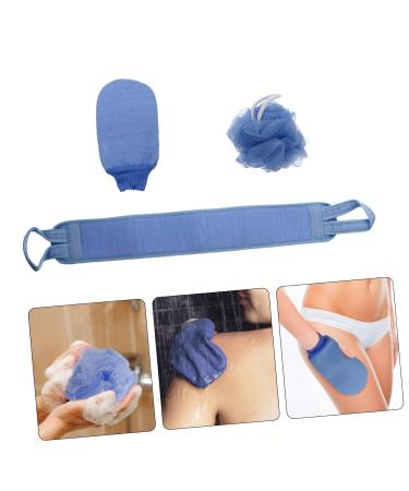 Buy NOLITOY 2pcs Bath Set - Shower Bottles Spa Gloves & Back Scrub Towel | International Shipping Available - Buy Online on SooperMarket.com