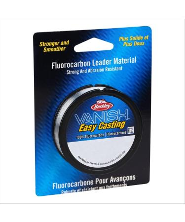 Berkley Vanish Leader Material, Clear, 8lb | 3.6kg, 50yd | 45m Fluorocarbon Fishing Line, Suitable for Freshwater Environments