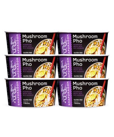 Snapdragon Mushroom Vietnamese Pho Soup Bowl, 1.6 oz (Pack of 6)