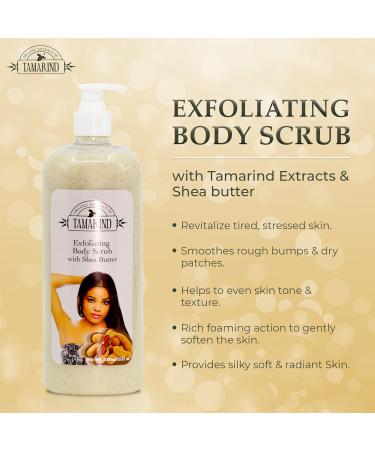 Organic Tamarind Extract Exfoliating Body Wash | 33.8 Fl oz | Nourishing with Tamarind Oil & Shea Butter - Buy Online on SooperMarket.com