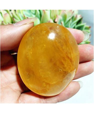 Natural Crystal Rough High Puality Natural Stone Yellow Hematoid Quartz Crystal Palm Home Decoration Meditate and Crystals (Color : 80-90g Size : 1pc) 1pc 80-90g - Buy Online on SooperMarket.com