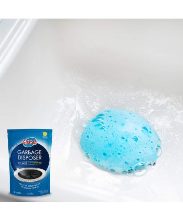 Glisten Garbage Disposal Cleaner and Odor Eliminator with Foaming Action Removes Buildup and Cleans Lemon Scent 4 Uses - Buy Online on SooperMarket.com