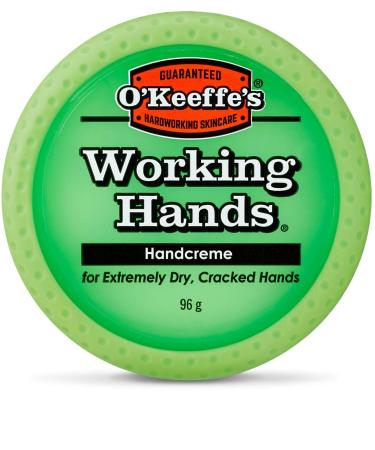 O'keeffe's Working Hands 96g Tiegel - Hand cream for extremely dry cracked hands |Immediately increases the moisture content forms a protective layer and prevents moisture loss 96 g (1 -pack)