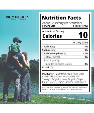 Dr. Mercola Organic Keto Cider Spicy 16 oz - Healthy Low-Carb Beverage - Buy Online on SooperMarket.com
