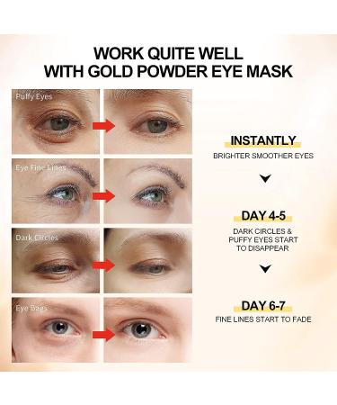 24K Gold Under Eye Patches - 21 Pairs Moisturizing Eye Masks for Brightening, Dark Circles, and Puffiness - Anti-Aging Collagen Treatment for Women - Buy Online on SooperMarket.com