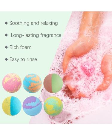Neamou Shower Ball Bath Shower Ball Natural Bubble Bath Balls for Relaxation Moisturizing Suitable for Women Kids and Men - Buy Online on SooperMarket.com