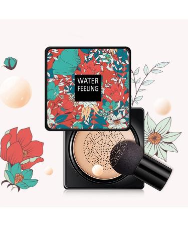 Lovelycat Mushroom Head Air Cushion CC Cream Concealer Foundation Stick Moisturizing Concealer Lasting Brightening Liquid Foundation for All Skin Even Skin Tone Makeup Base For Hides Face (A-natural) - Buy Online on SooperMarket.com