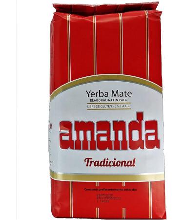 Yerba Mate Amanda Roja 1 kg - Premium Quality (Pack of 1) - Buy Online on SooperMarket.com
