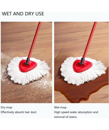 O Cedar Microfiber Spin Mop Replacement Heads - 4 Pack | Easy Floor Cleaning Refills - Buy Online on SooperMarket.com