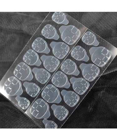 Shiny Holographic Pink Almond Press-On Nails | Long Reflective Ballerina Coffin Tips - L5672 - Buy Online on SooperMarket.com