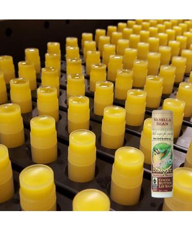 Buy Badger Cocoa Butter Lip Balm - Creamy Cocoa | Certified Organic Fair Trade & Natural Lip Butter (0.25 oz - Buy Online on SooperMarket.com