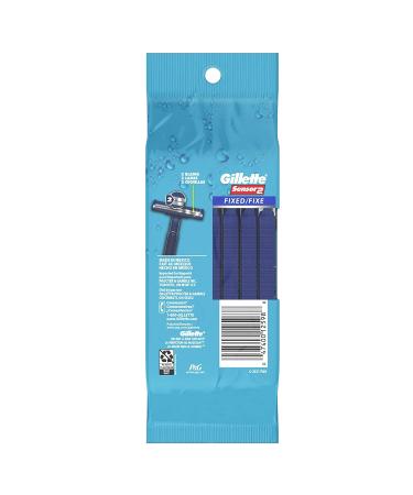 Gillette Sensor2 Men's Disposable Razor 12 Count (Pack of 3) - Blue | Buy Online Now - Buy Online on SooperMarket.com