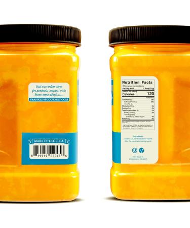 Franklin's Gourmet Popcorn Butter Flavored Coconut Oil - 14 oz Tub - Healthy & Delicious Movie Theater Taste - Gluten-Free, Vegan - Made in USA - Buy Online on SooperMarket.com