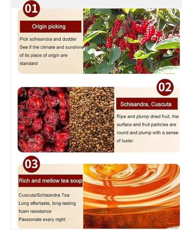  Men's Essentials Five Flavors Goji Berry Tea Five-Flavor Goji Berries Tea Five Flavors Wolfberry Tea Health Liver Care Tea Chinese Herbal Medicine for Men (3box) - Buy Online on SooperMarket.com
