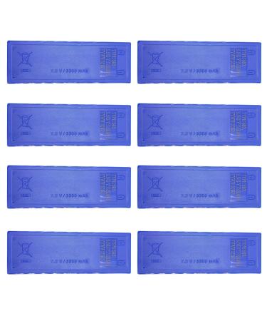 WELLVEUS 8 Pack Scanreco 593 Rechargeable NIMH Battery 7.2 V 3300mAh Replacement for Scanreco 593/592/590/960